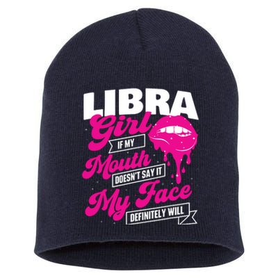 Libra Astrology Birthday Zodiac Sign Short Acrylic Beanie