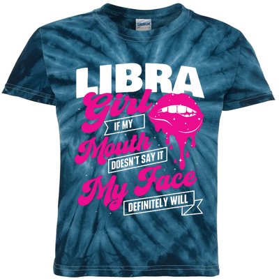 Libra Astrology Birthday Zodiac Sign Kids Tie-Dye T-Shirt