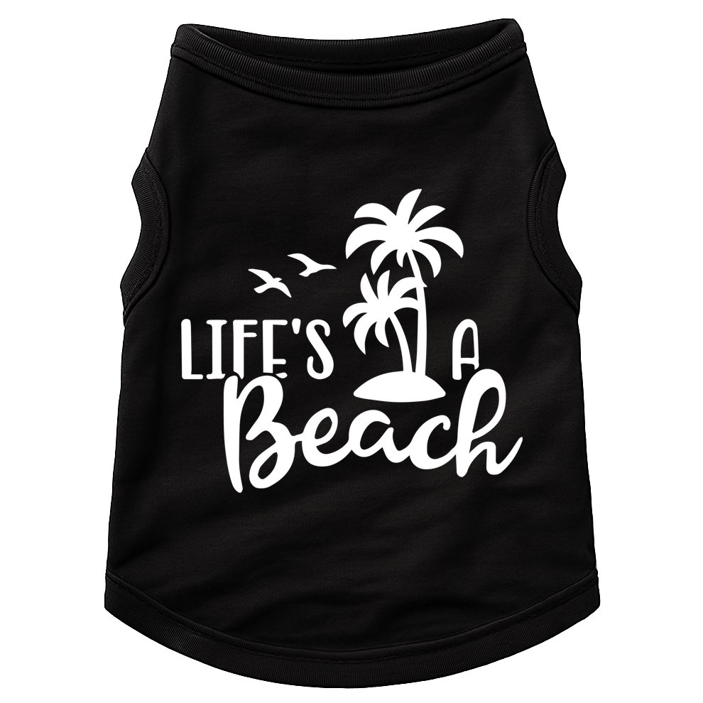 Life's A Beach Tropical Doggie Tank