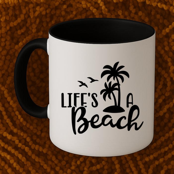 Life's A Beach Tropical Mug
