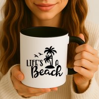 Life's A Beach Tropical Mug