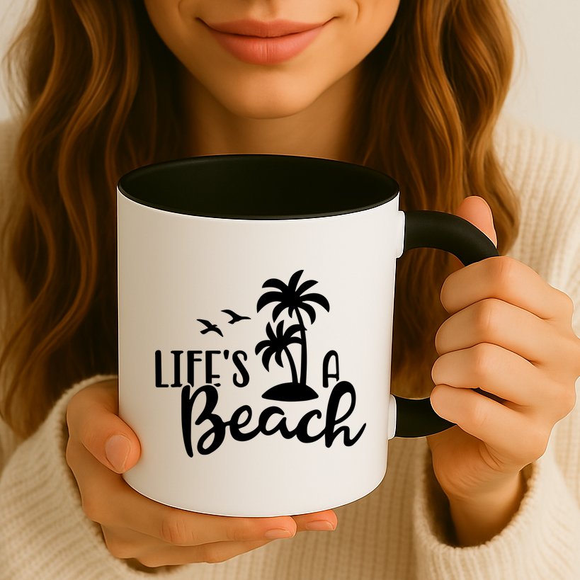 Life's A Beach Tropical Mug