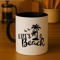 Life's A Beach Tropical Mug