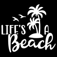 Life's A Beach Tropical Flatbill Hat
