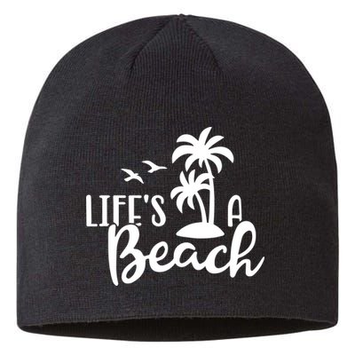 Life's A Beach Tropical Sustainable Beanie