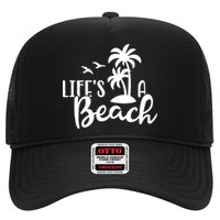 Life's A Beach Tropical Trucker Hat