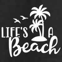 Life's A Beach Tropical Trucker Hat
