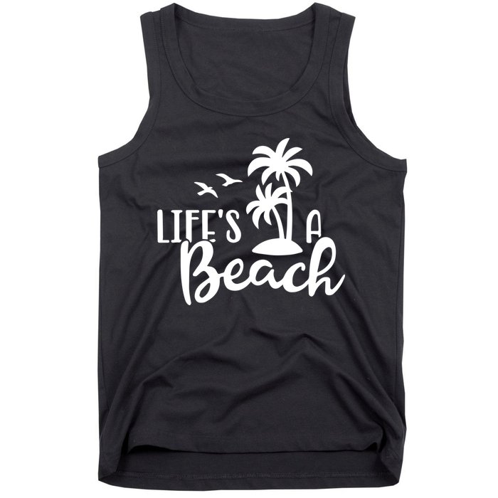 Life's A Beach Tropical Tank Top