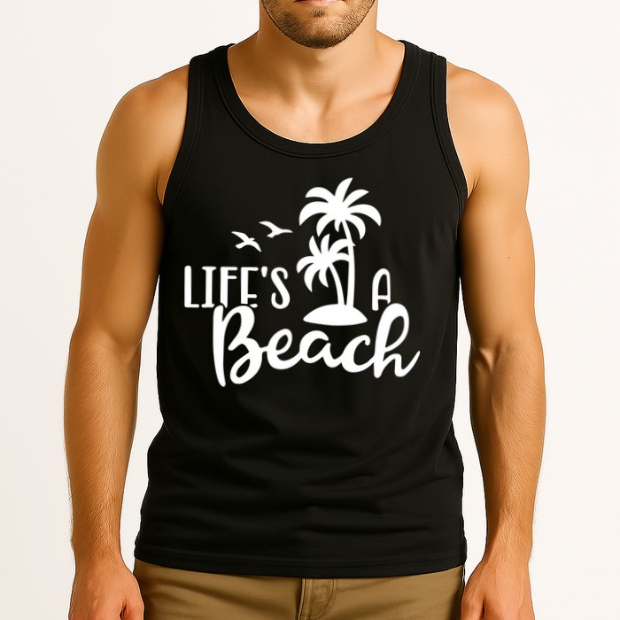 Life's A Beach Tropical Tank Top