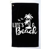Life's A Beach Tropical Golf Towel