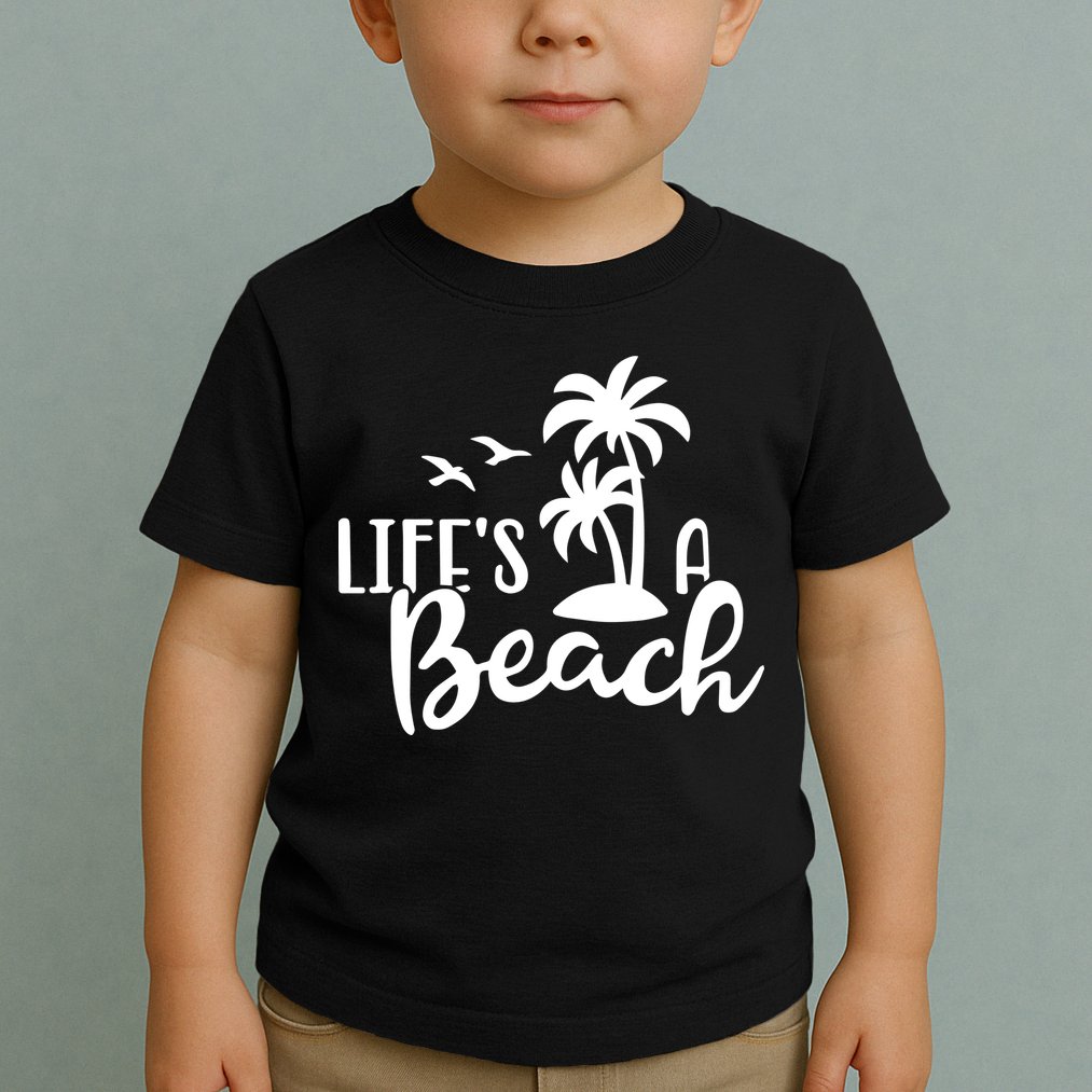 Life's A Beach Tropical Toddler T-Shirt