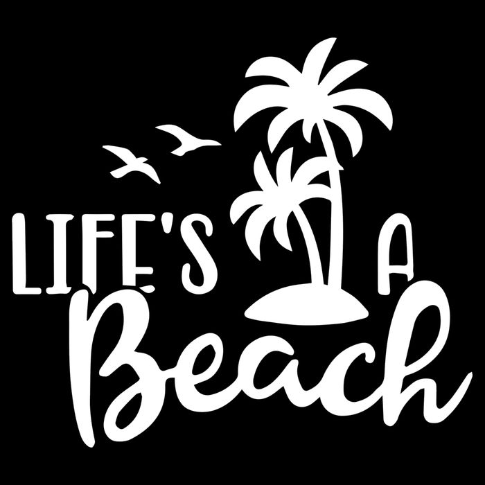 Life's A Beach Tropical Ladies Long Sleeve Shirt