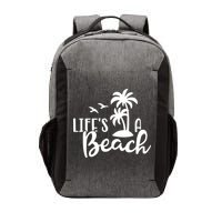 Life's A Beach Tropical Vector Backpack