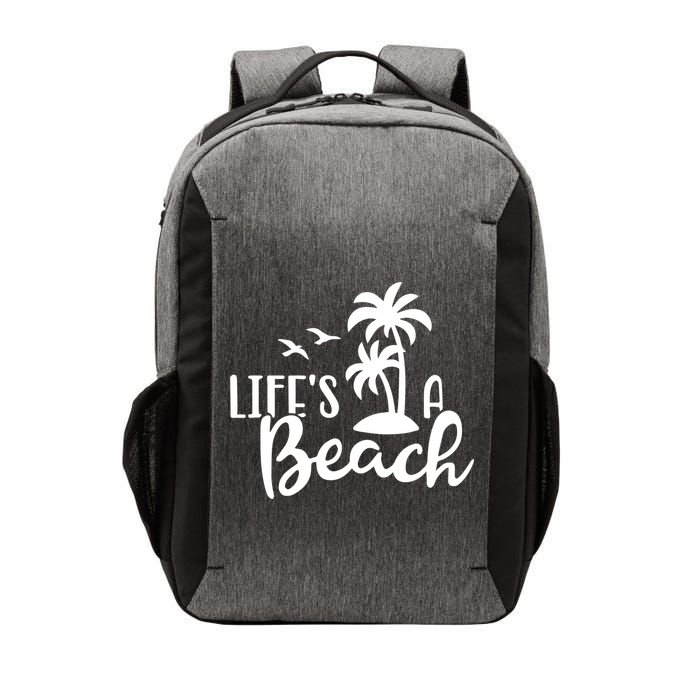 Life's A Beach Tropical Vector Backpack
