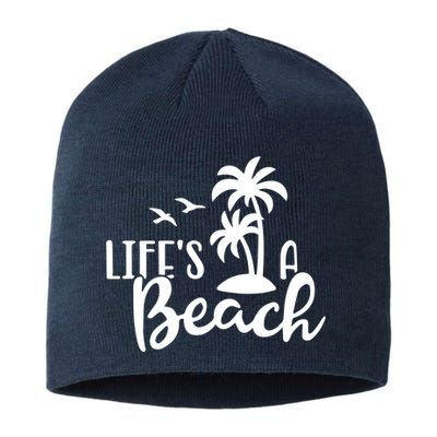 Life's A Beach Tropical Sustainable Beanie