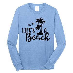 Life's A Beach Tropical Long Sleeve Shirt