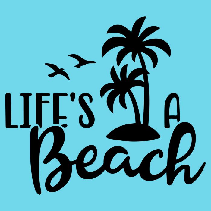 Life's A Beach Tropical Premium T-Shirt