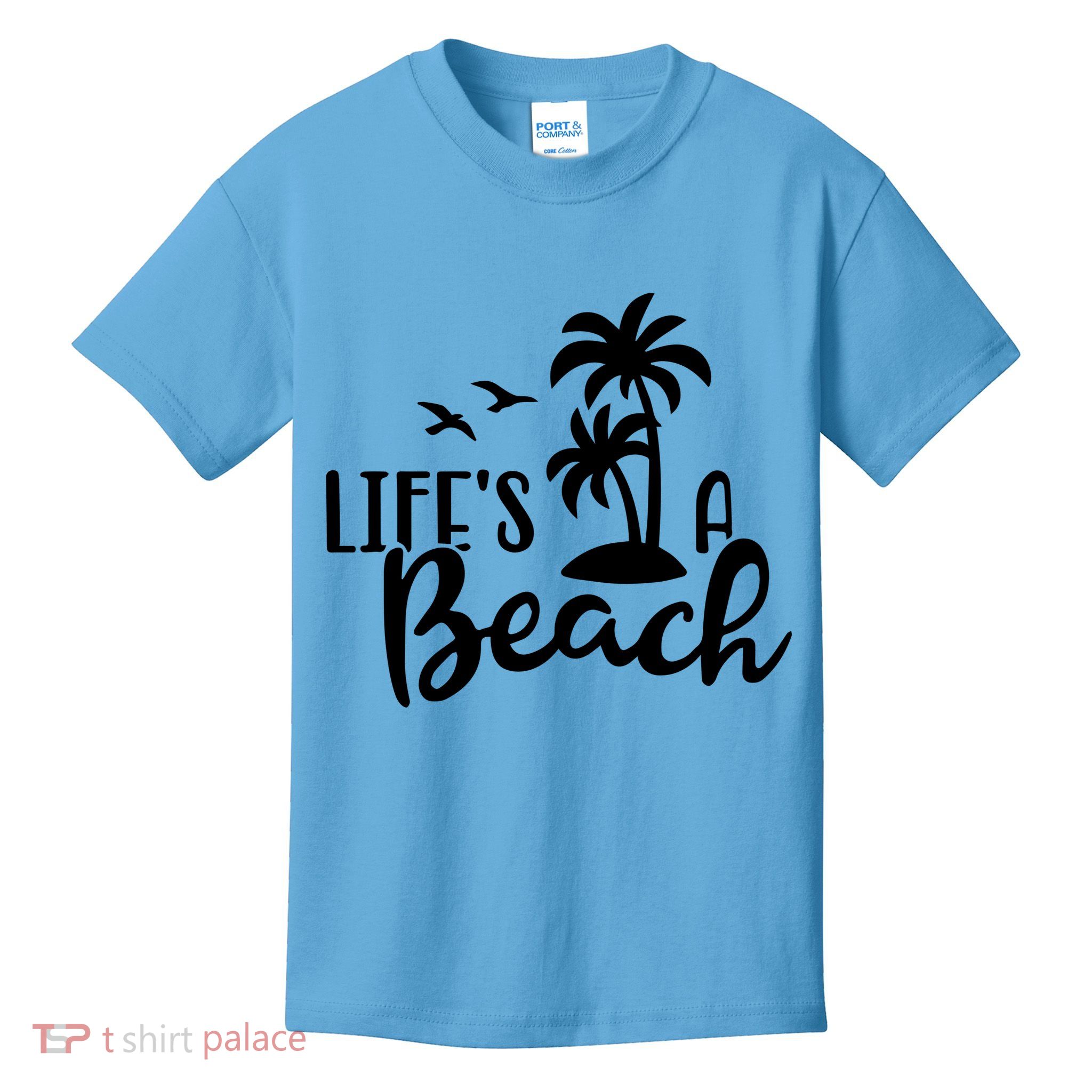 Life's A Beach Tropical Kids T-Shirt