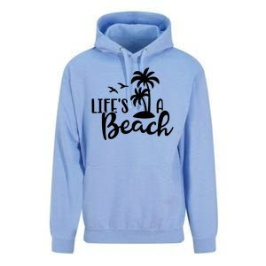 Life's A Beach Tropical Unisex Surf Hoodie