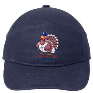 Los Angeles Baseball Turkey Thanksgiving Game Day Feast 7-Panel Snapback Hat