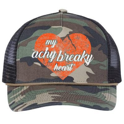 Lyriclyfe Achy Breaky Heart Retro Rope Trucker Hat Cap