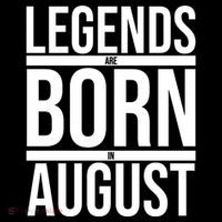 Legends Are Born In August Gift Performance Shirt