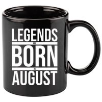 Legends Are Born In August Gift 11oz C Handle Ceramic Mug