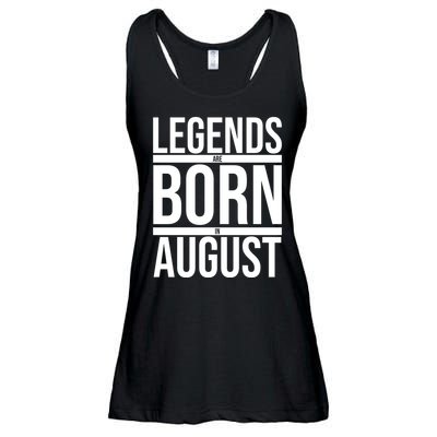 Legends Are Born In August Gift Ladies Essential Flowy Tank