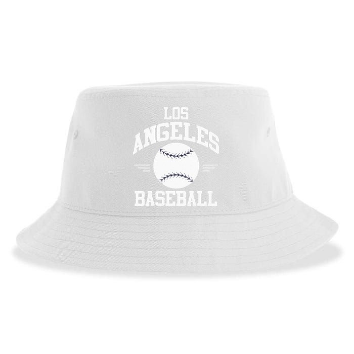 Los Angeles Baseball Fan Sustainable Bucket Hat