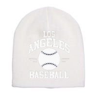 Los Angeles Baseball Fan Short Acrylic Beanie