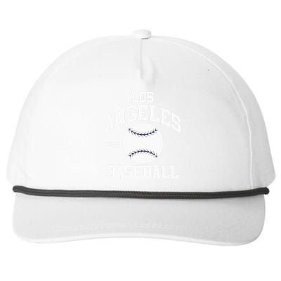 Los Angeles Baseball Fan Snapback Five-Panel Rope Hat