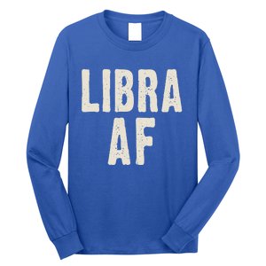 Libra Af Birthday Born In September October Retro Gift Idea Gift Long Sleeve Shirt