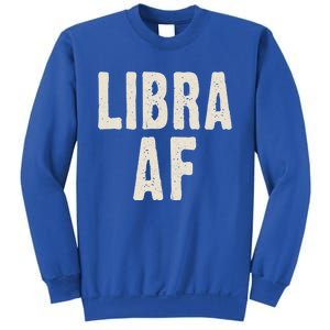 Libra Af Birthday Born In September October Retro Gift Idea Gift Sweatshirt