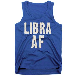 Libra Af Birthday Born In September October Retro Gift Idea Gift Tank Top