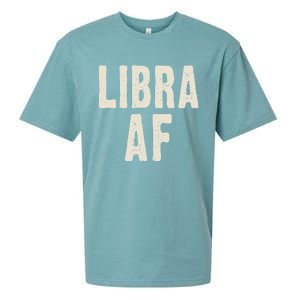 Libra Af Birthday Born In September October Retro Gift Idea Gift Sueded Cloud Jersey T-Shirt