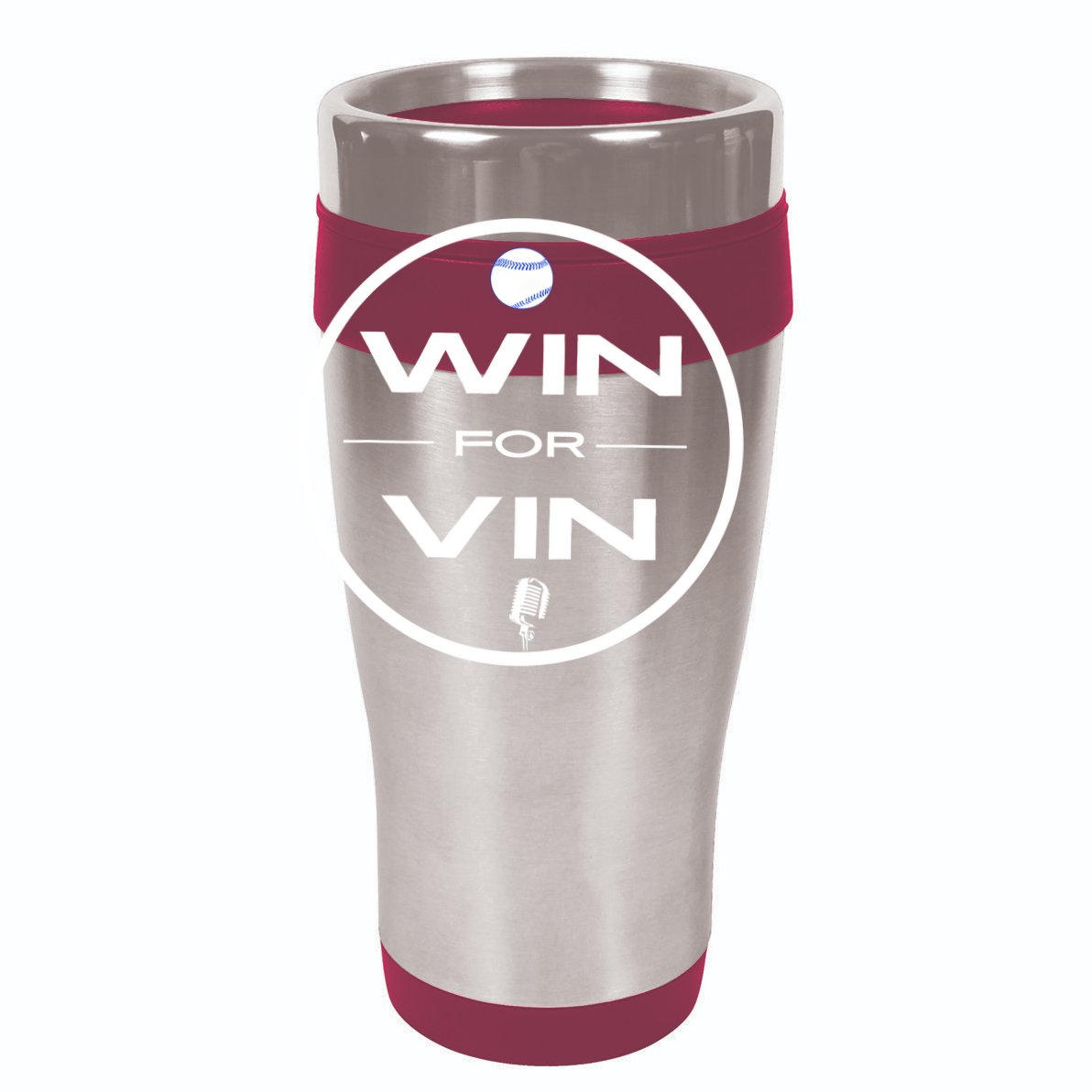 Los Angeles Baseball Win For Vin Microphone Cooling Performance Crew T-Shirt