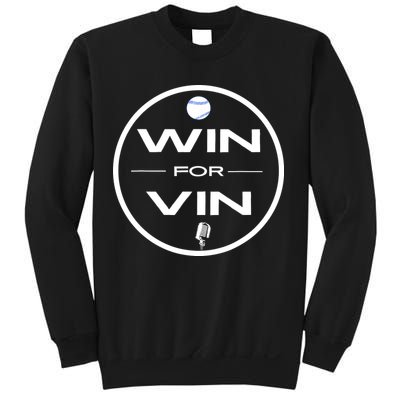 Los Angeles Baseball Win For Vin Microphone Sweatshirt