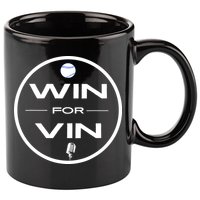 Los Angeles Baseball Win For Vin Microphone 11oz C Handle Ceramic Mug