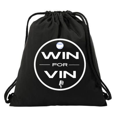 Los Angeles Baseball Win For Vin Microphone Drawstring Bag