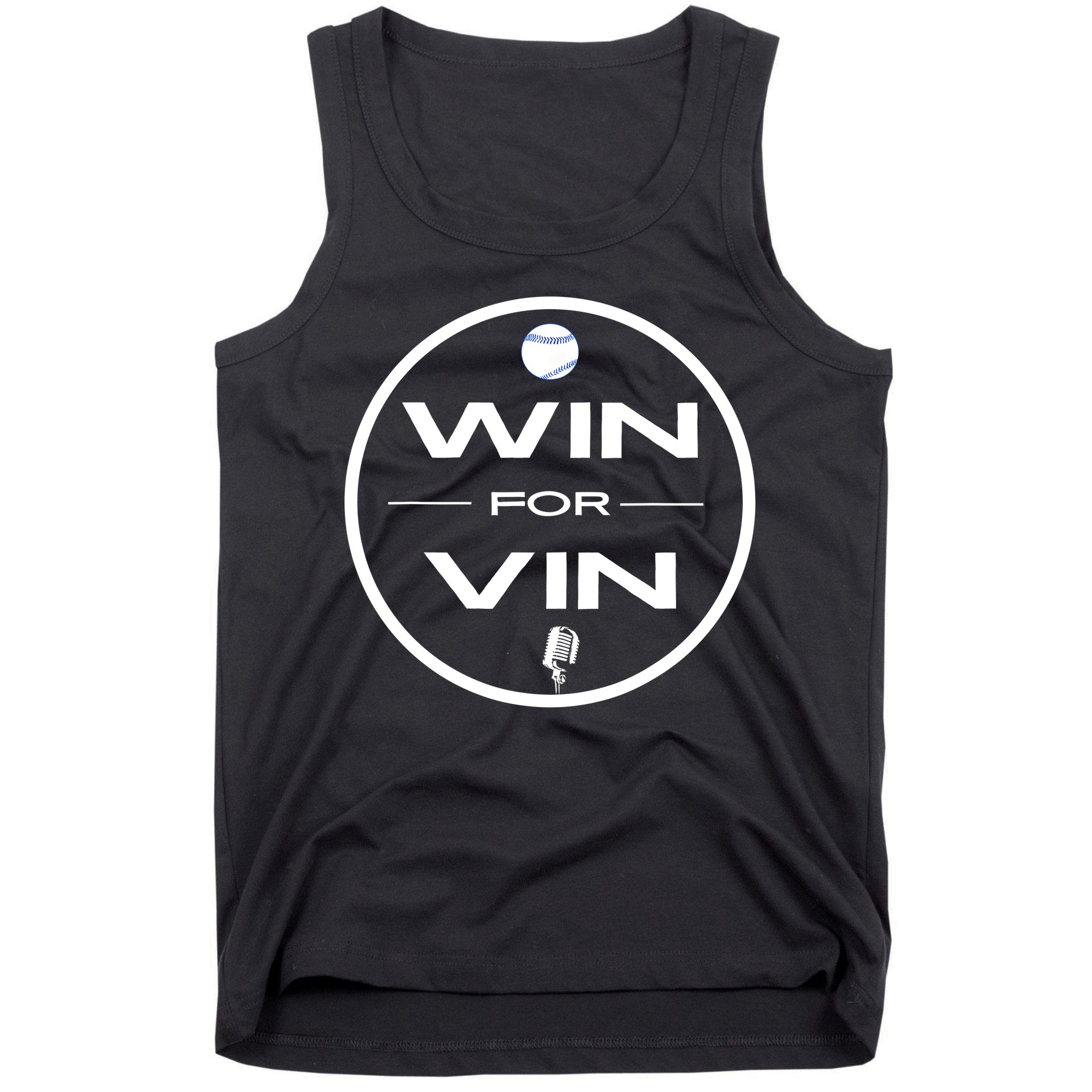 Los Angeles Baseball Win For Vin Microphone Tank Top