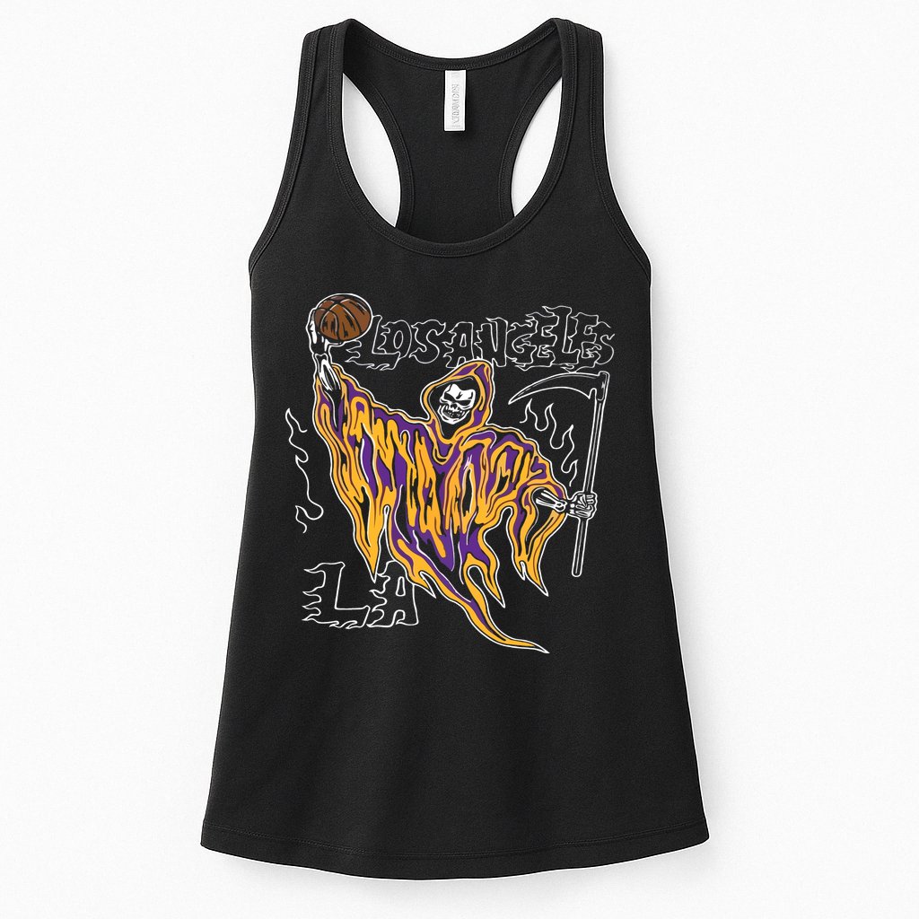 Los Angeles Basketball Player Womens Tank Top