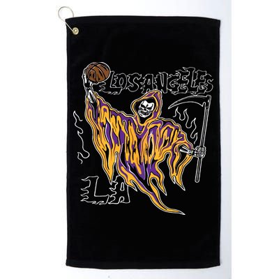 Los Angeles Basketball Player Golf Towel