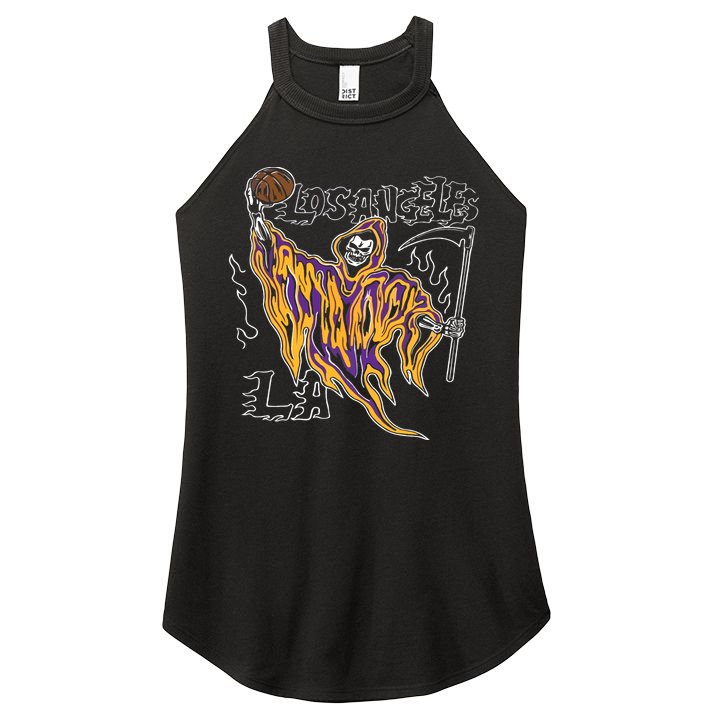 Los Angeles Basketball Player Women's Perfect Tri Rocker Tank