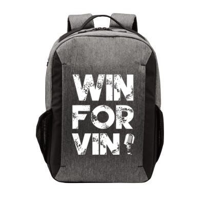 Los Angeles Baseball Announcer Win For Vin Microphone Vector Backpack