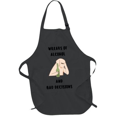 LMPZTEEZAlcohol And Bad Decisions Apron