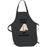 LMPZTEEZAlcohol And Bad Decisions Apron