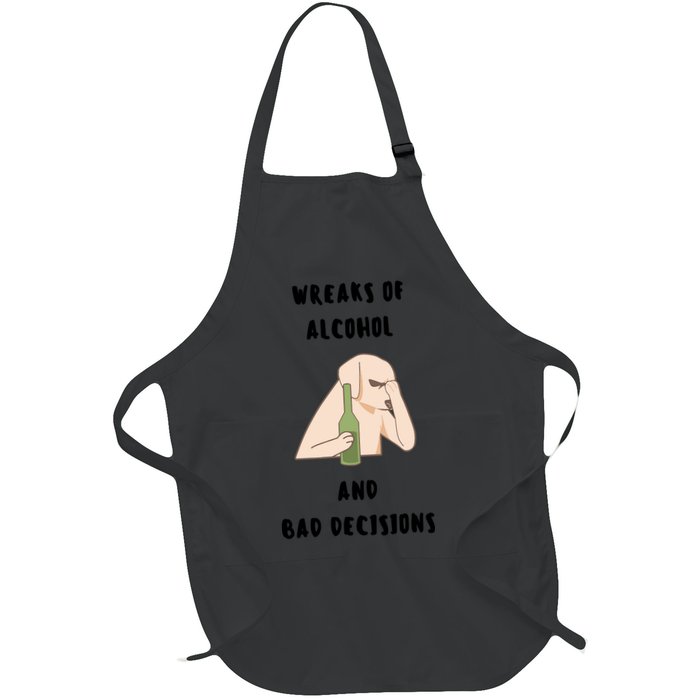 LMPZTEEZAlcohol And Bad Decisions Apron