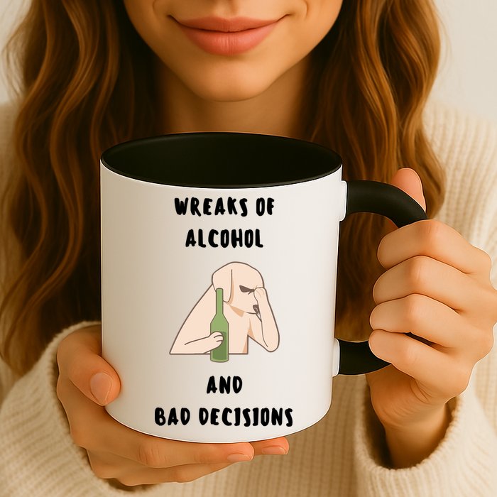 LMPZTEEZAlcohol And Bad Decisions Mug