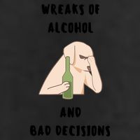 LMPZTEEZAlcohol And Bad Decisions 15oz Campfire Ceramic Mug