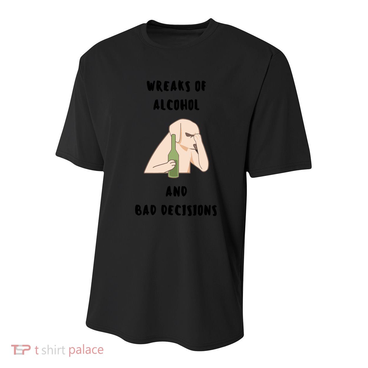 LMPZTEEZAlcohol And Bad Decisions Youth Performance Sprint T-Shirt